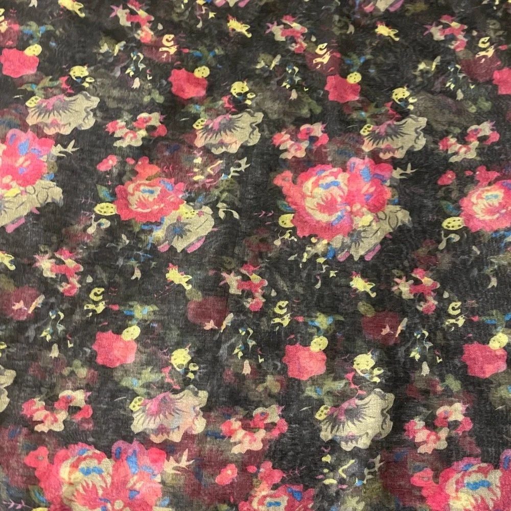 Floral Infinity Scarf - Picture 2 of 2